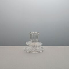 Small Glass Candleholder