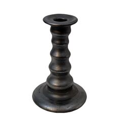 Black Ceramic Candleholder