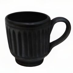 Espressotasje van Zwart Keramiek
