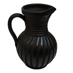 Black Ceramic Carafe