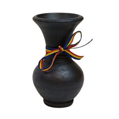 Kleine Zwarte Keramische Vaas